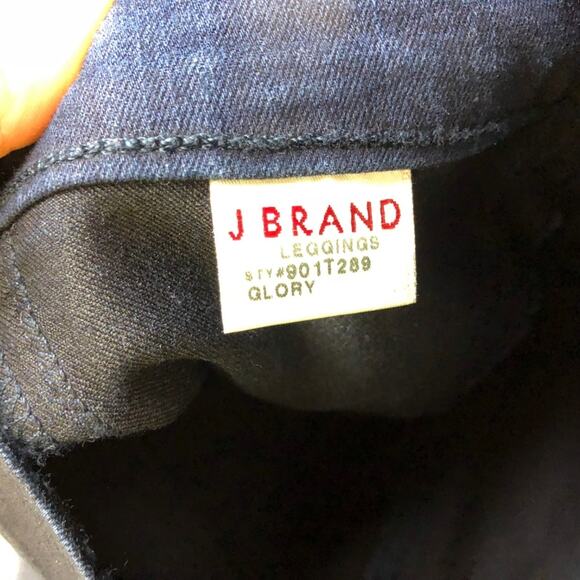 J Brand 26 NWT Womens Dark Shiny Low-Rise Super Skinny Jeggings - Picture 5 of 6
